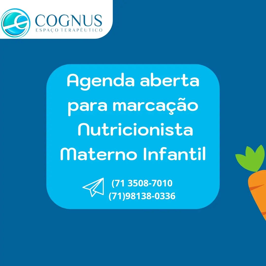 Agenda aberta para nossa nutricionista