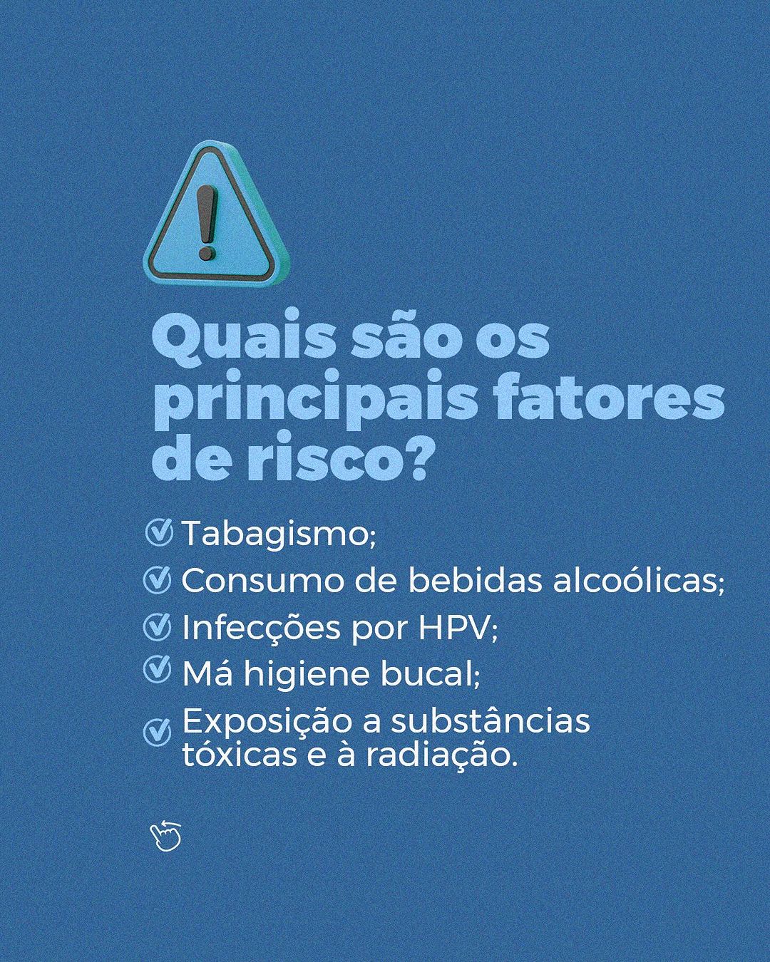 Cuidado com a sua saúde.