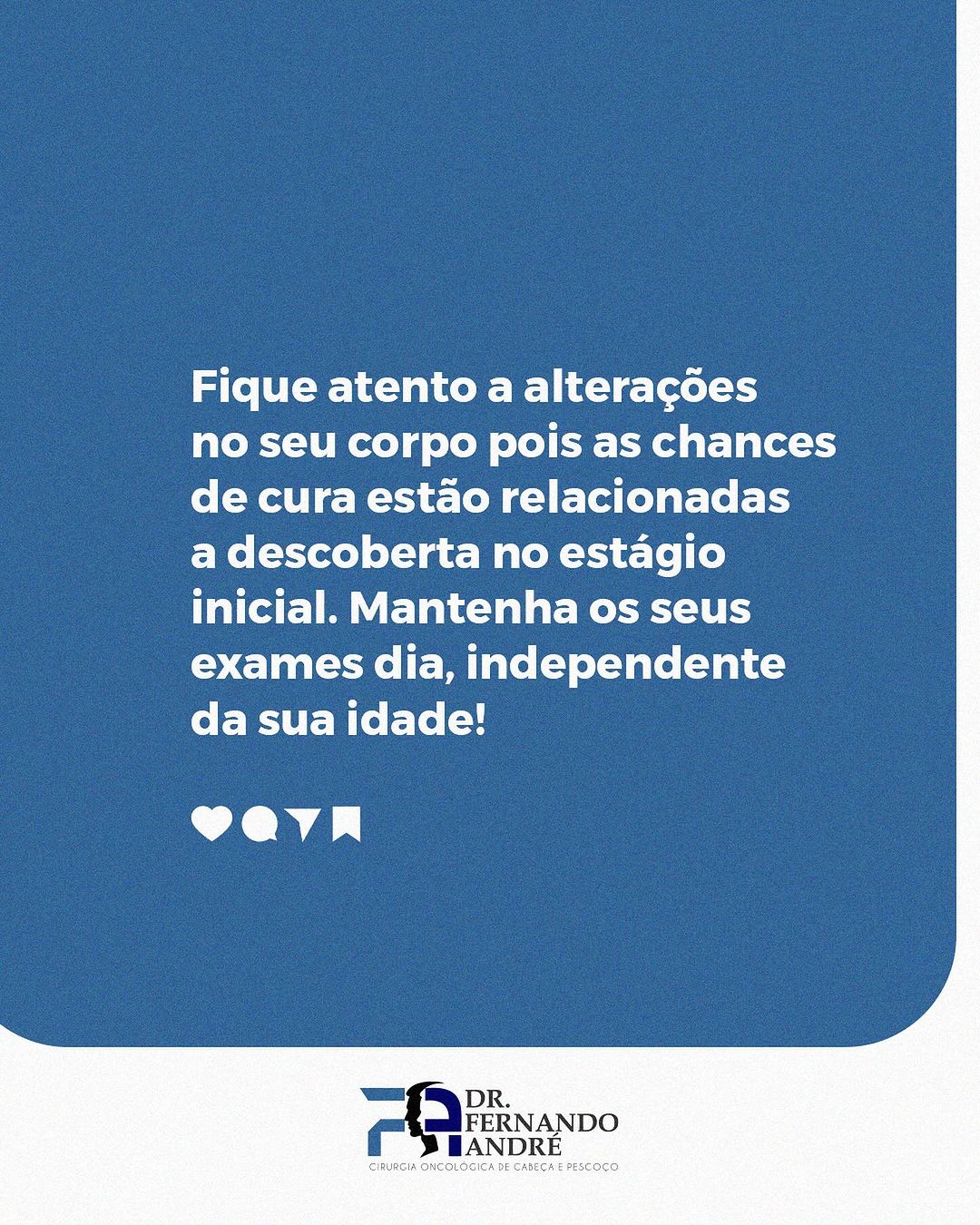 Cuidado com a sua saúde.
