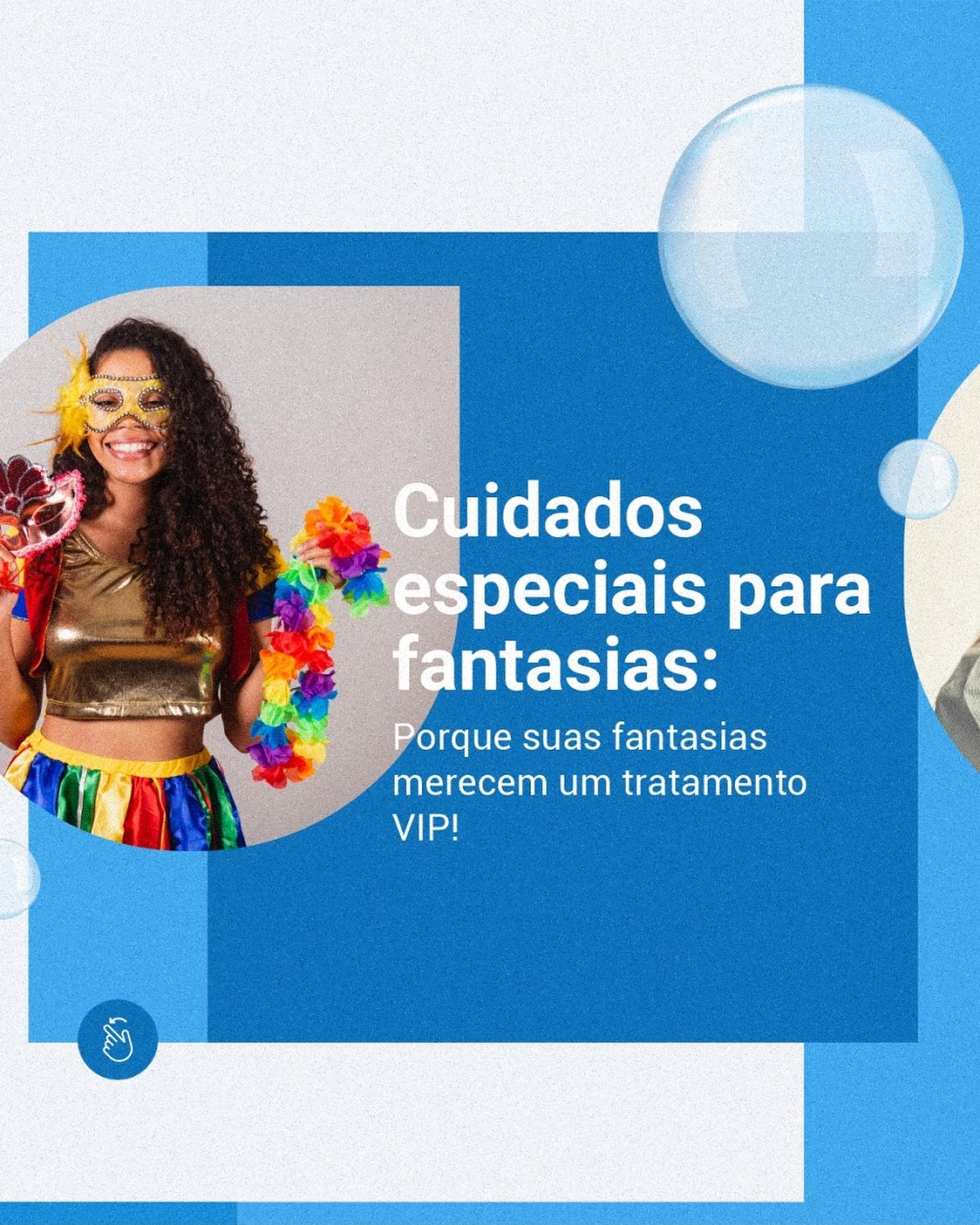 Depois da folia deixe suas roupas na nossas mãos!