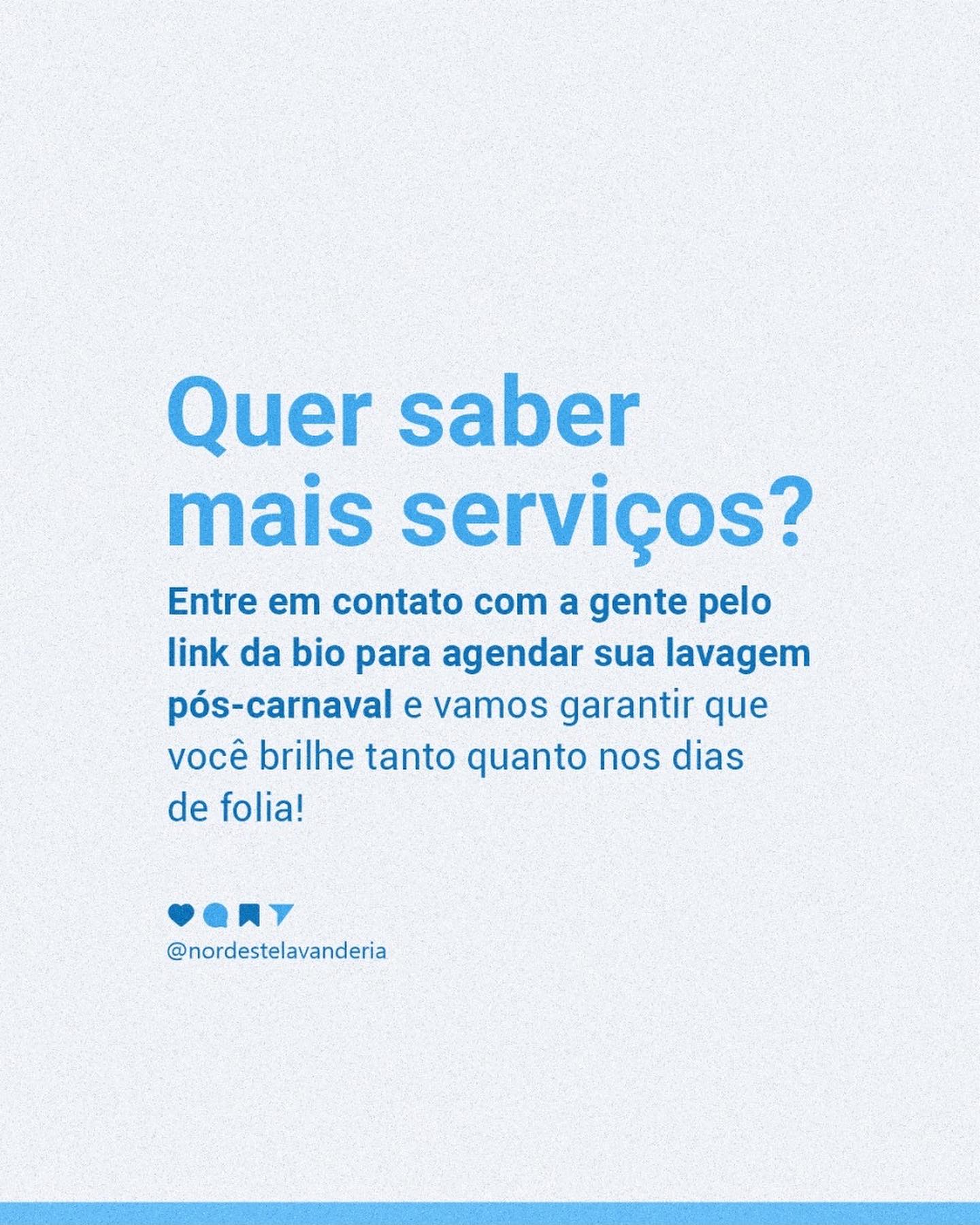 Depois da folia deixe suas roupas na nossas mãos!