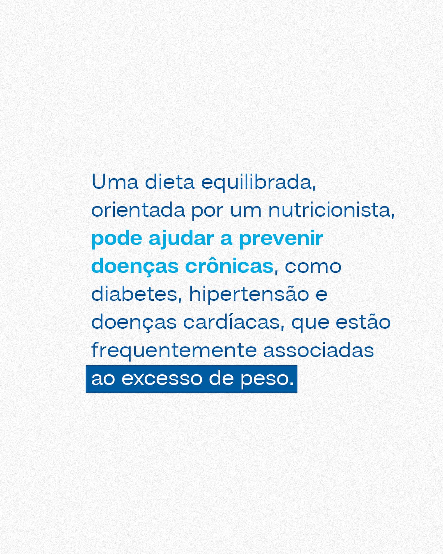 Faça uma escolha consciente e cuide bem do seu corpo.