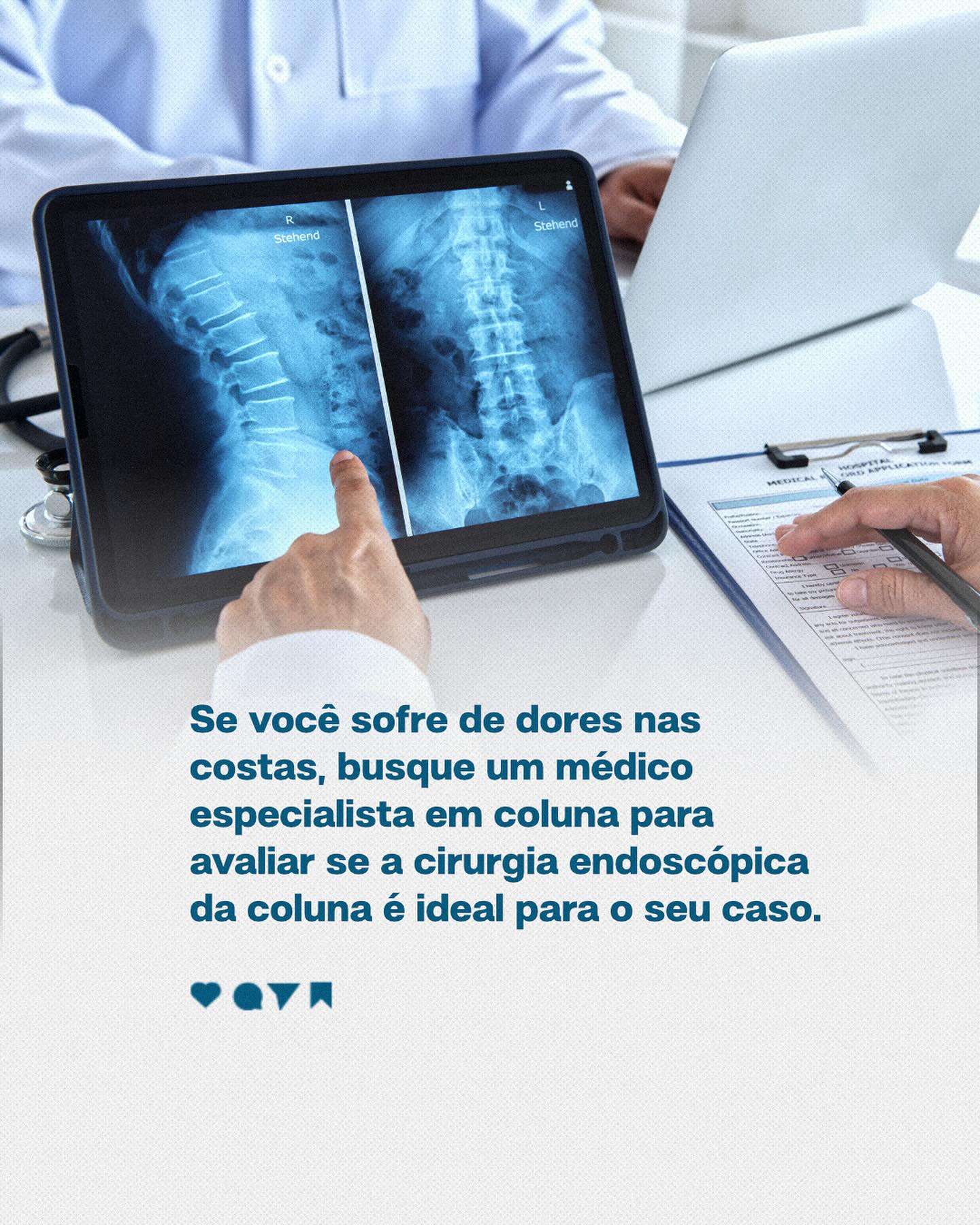 É possível operar a coluna sem cortes.
