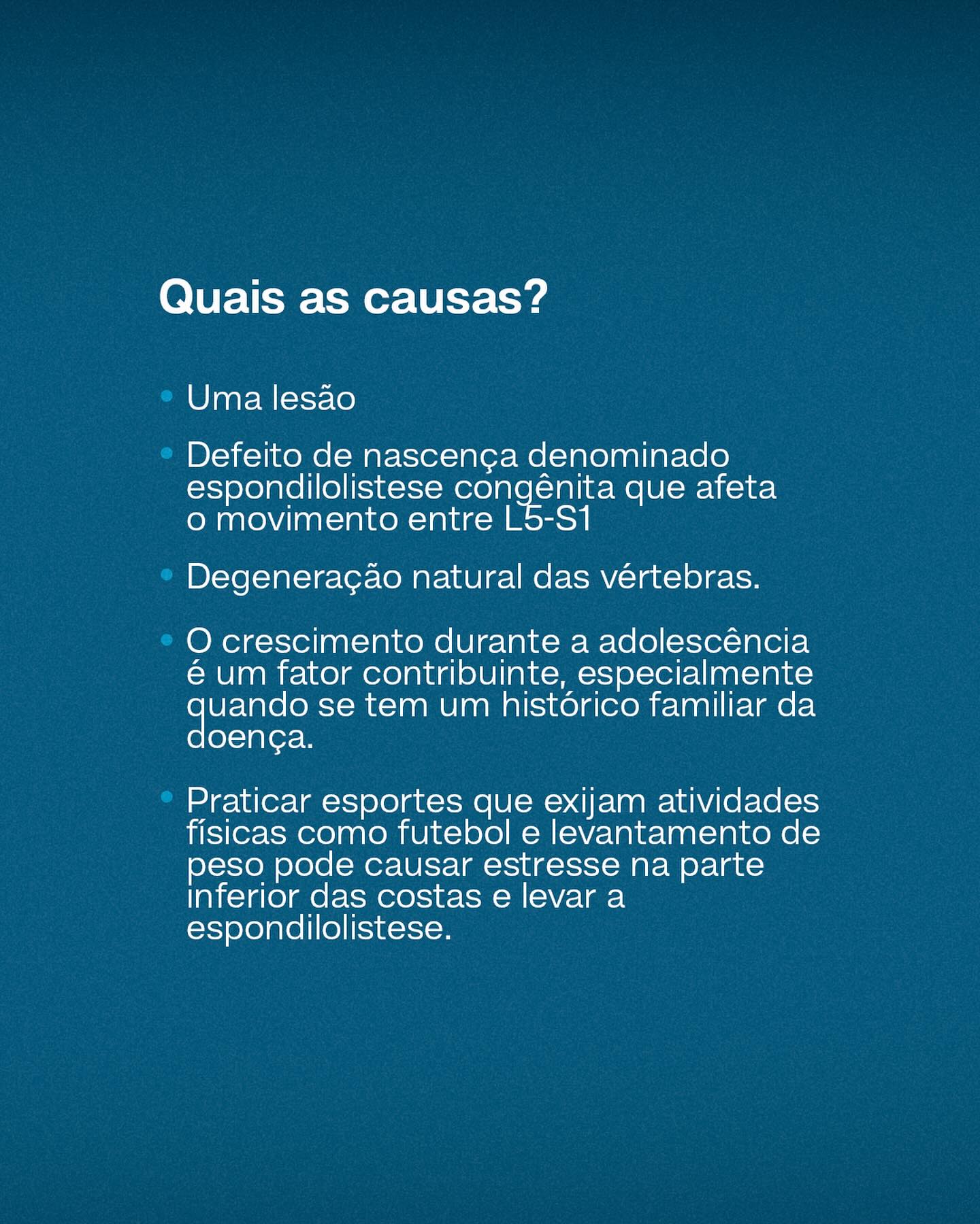 Você já ouviu falar, ou teve o diagnóstico dessa condição?