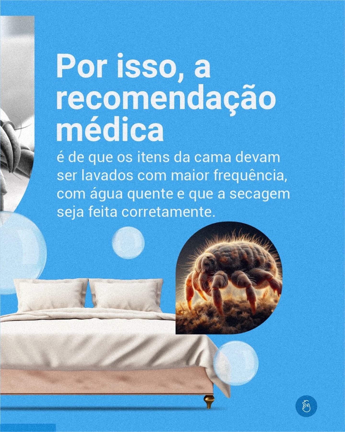 Sabe porque pessoas asmáticas precisam manter suas roupas de cama sempre limpas?