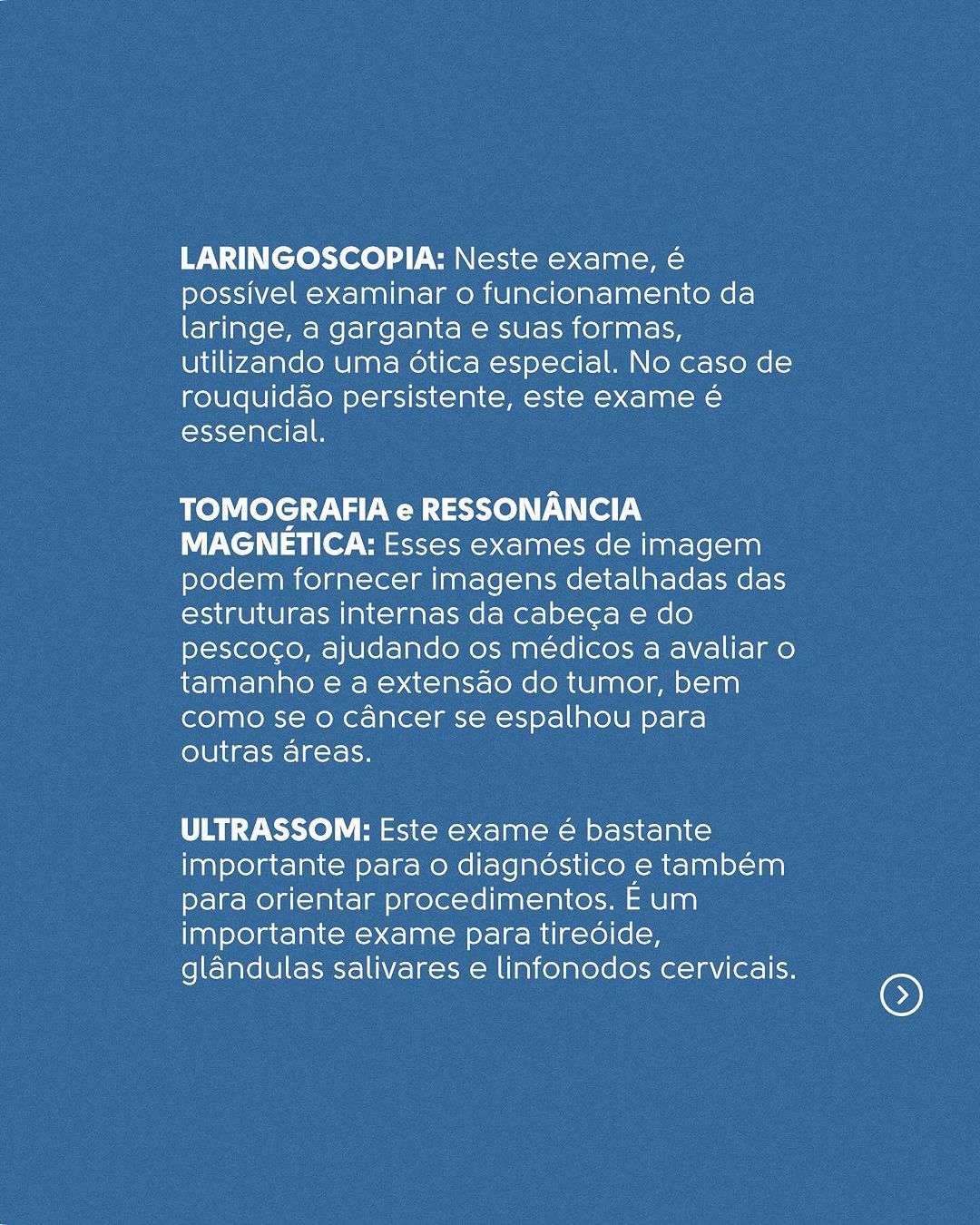 O diagnóstico precoce do câncer de cabeça e pescoço é essencial para um tratamento eficaz e melhores resultados para o paciente.