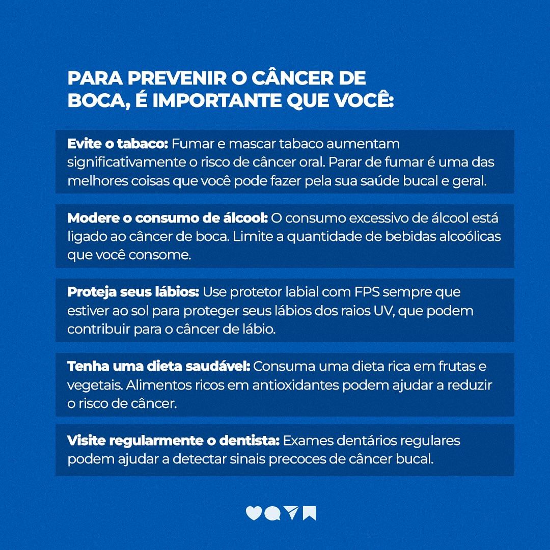 Maio é o mês de conscientização sobre o câncer de boca, e é essencial estar atento aos sinais dessa doença e como preveni-la.
