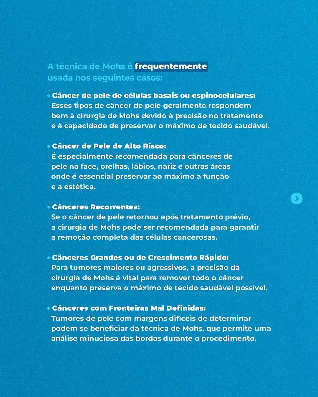 A Cirurgia de Mohs é uma abordagem altamente especializada e precisa para remover o câncer de pele, minimizando a remoção de tecido saudável ao redor da lesão.