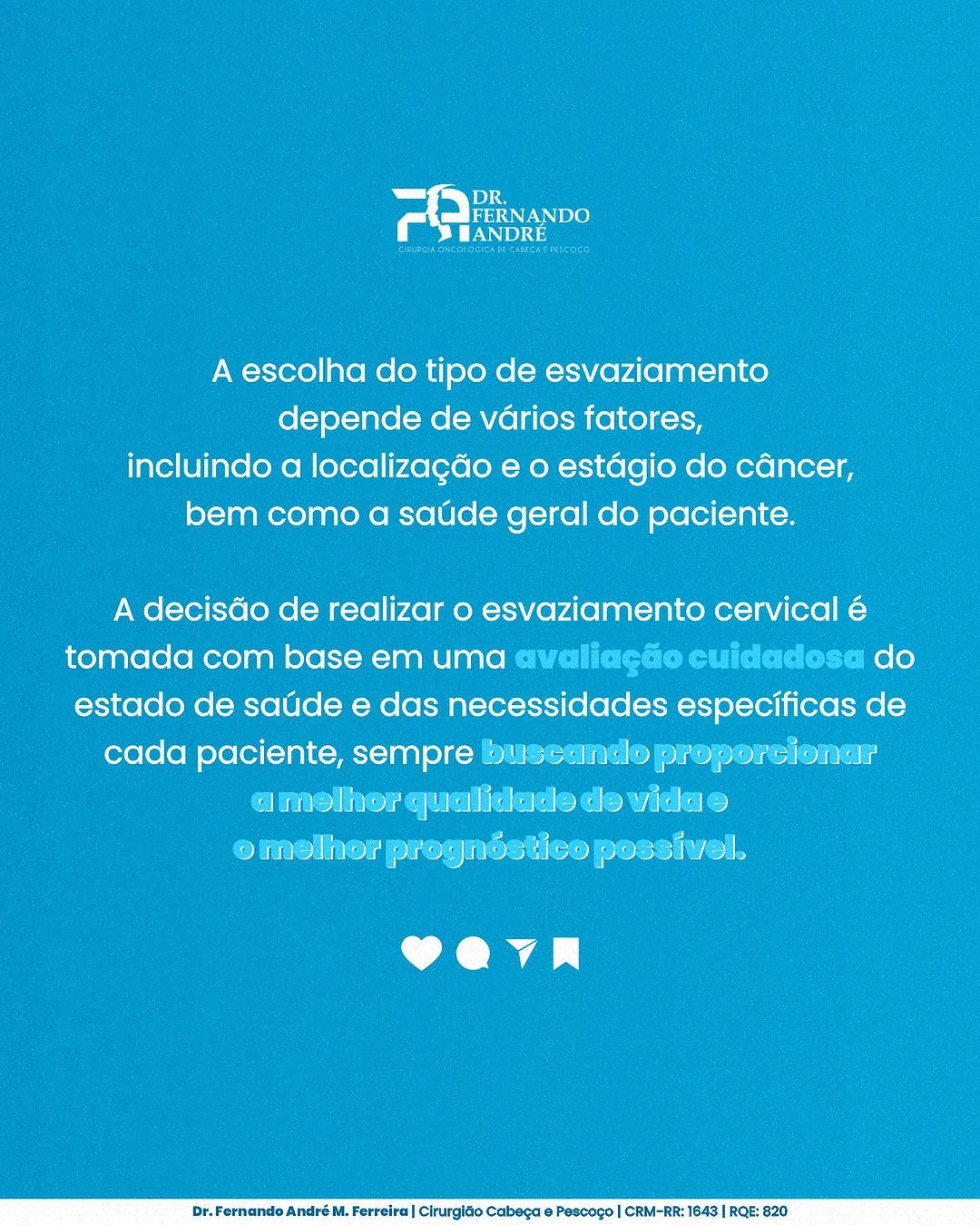 Quando falamos de câncer de cabeça e pescoço, um dos tratamentos importantes é o esvaziamento cervical.