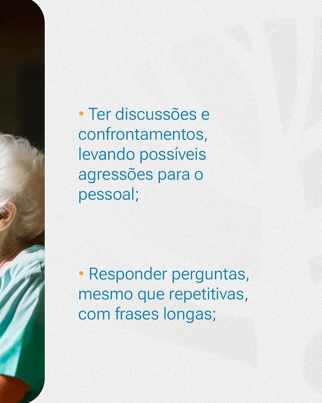 Ser cuidador de um paciente com Alzheimer pode ser muito desgastante, principalmente se o idoso é um familiar.
