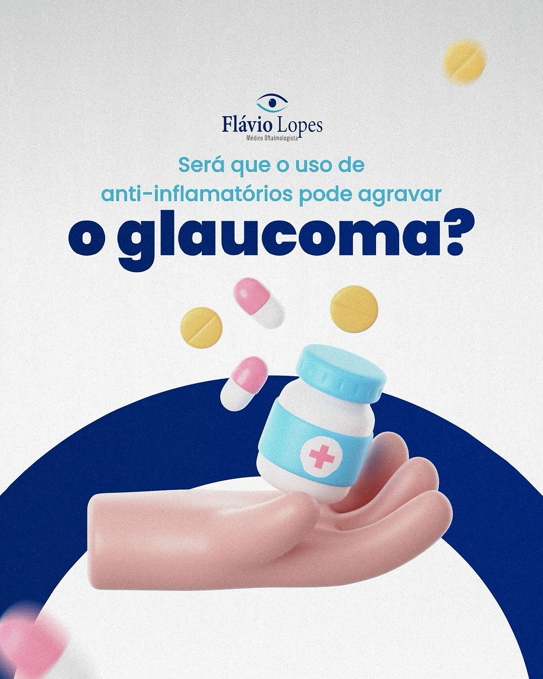 Os anti-inflamatórios não esteroides (AINEs), não alteram a pressão ocular.