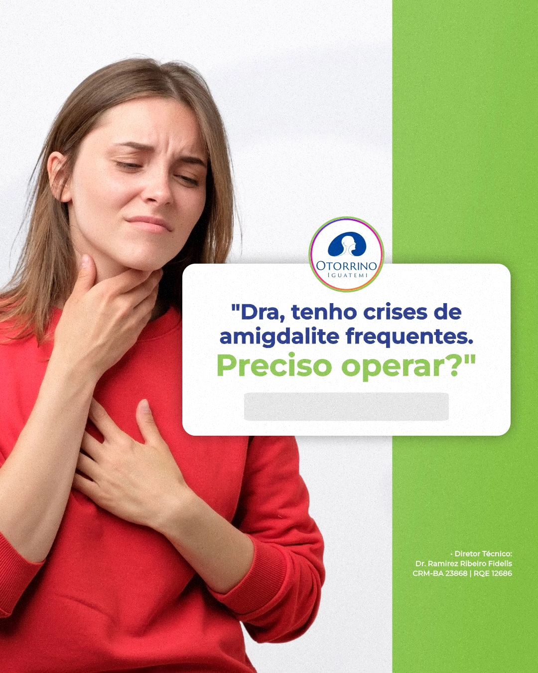 Tenho crise de amigdalites preciso operar?