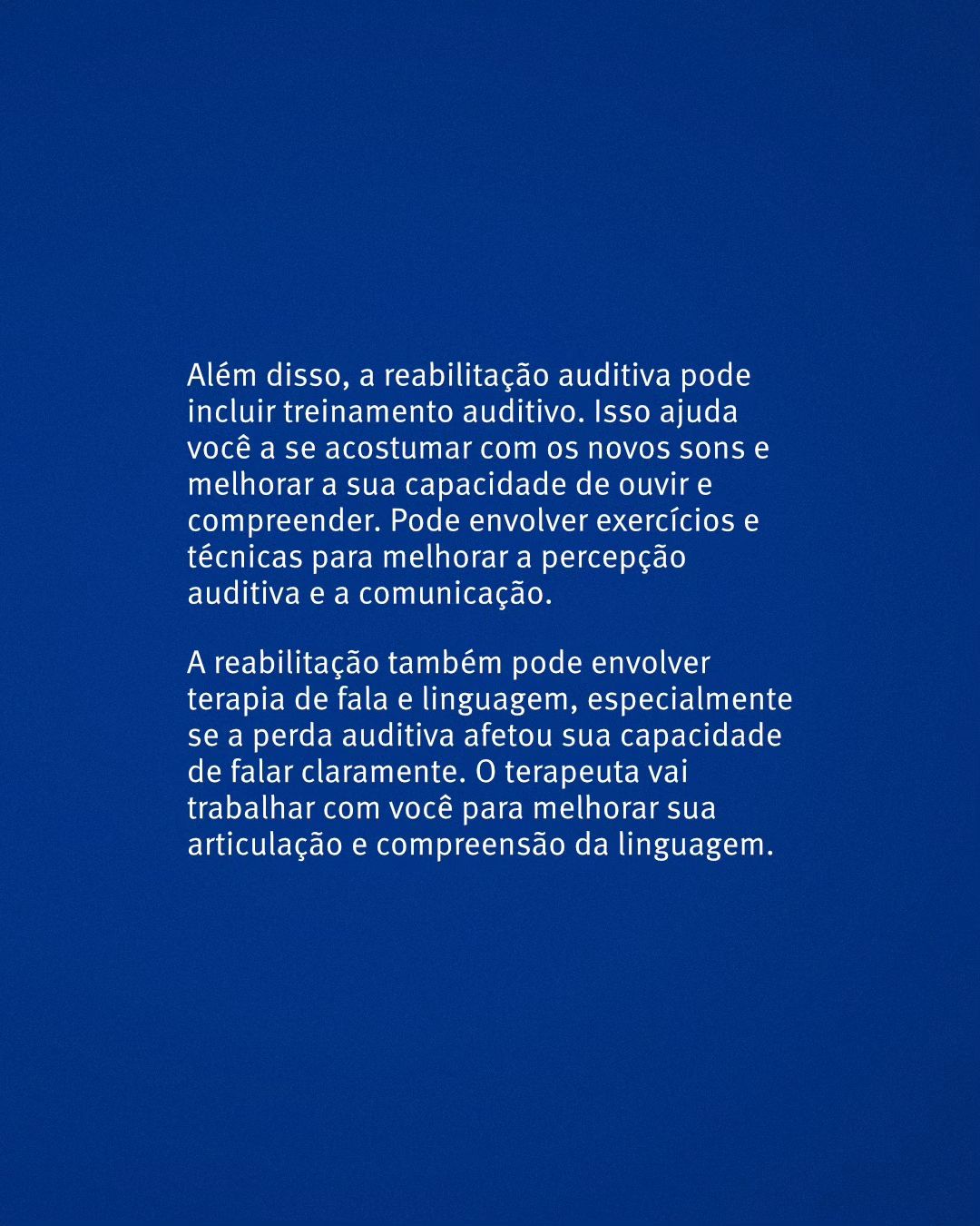 A reabilitação auditiva é um processo essencial para quem enfrenta dificuldades auditivas.