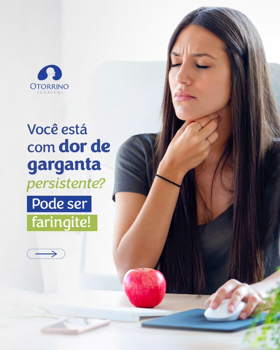 Você está com dor de garganta persistente? Pode ser Faringite!