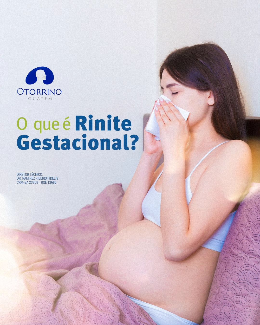 O que é renite gestacional.