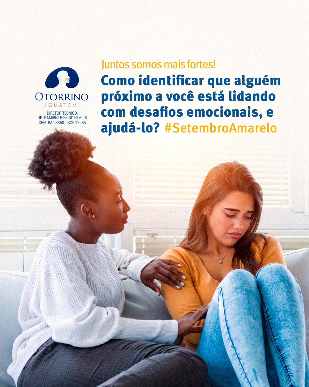 Setembro Amarelo – Falar é a melhor solução!