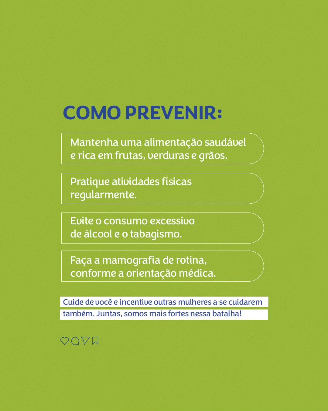 Outubro é o mês de conscientização sobre o câncer de mama.