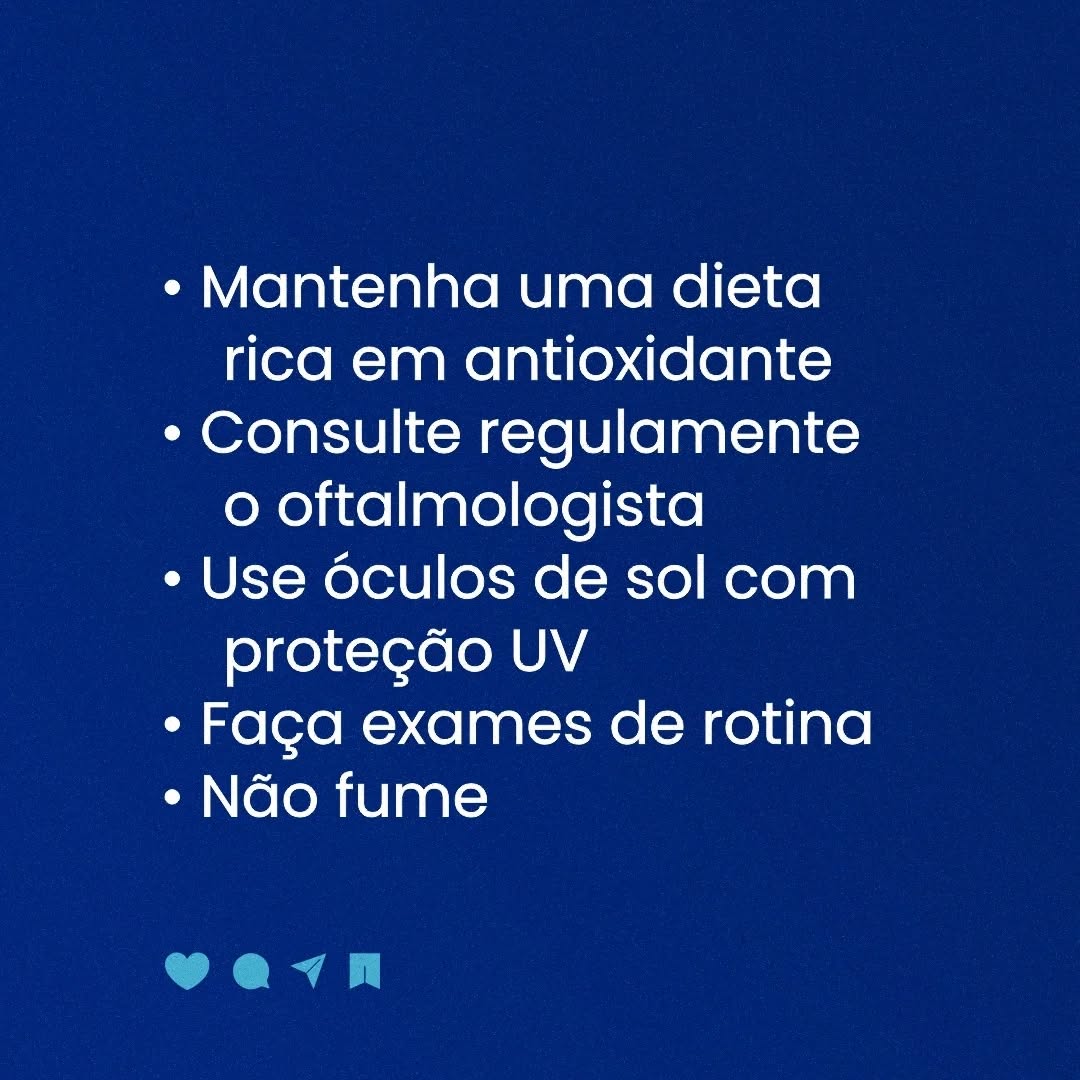 Ja ouviu falar em Catarata senil ?