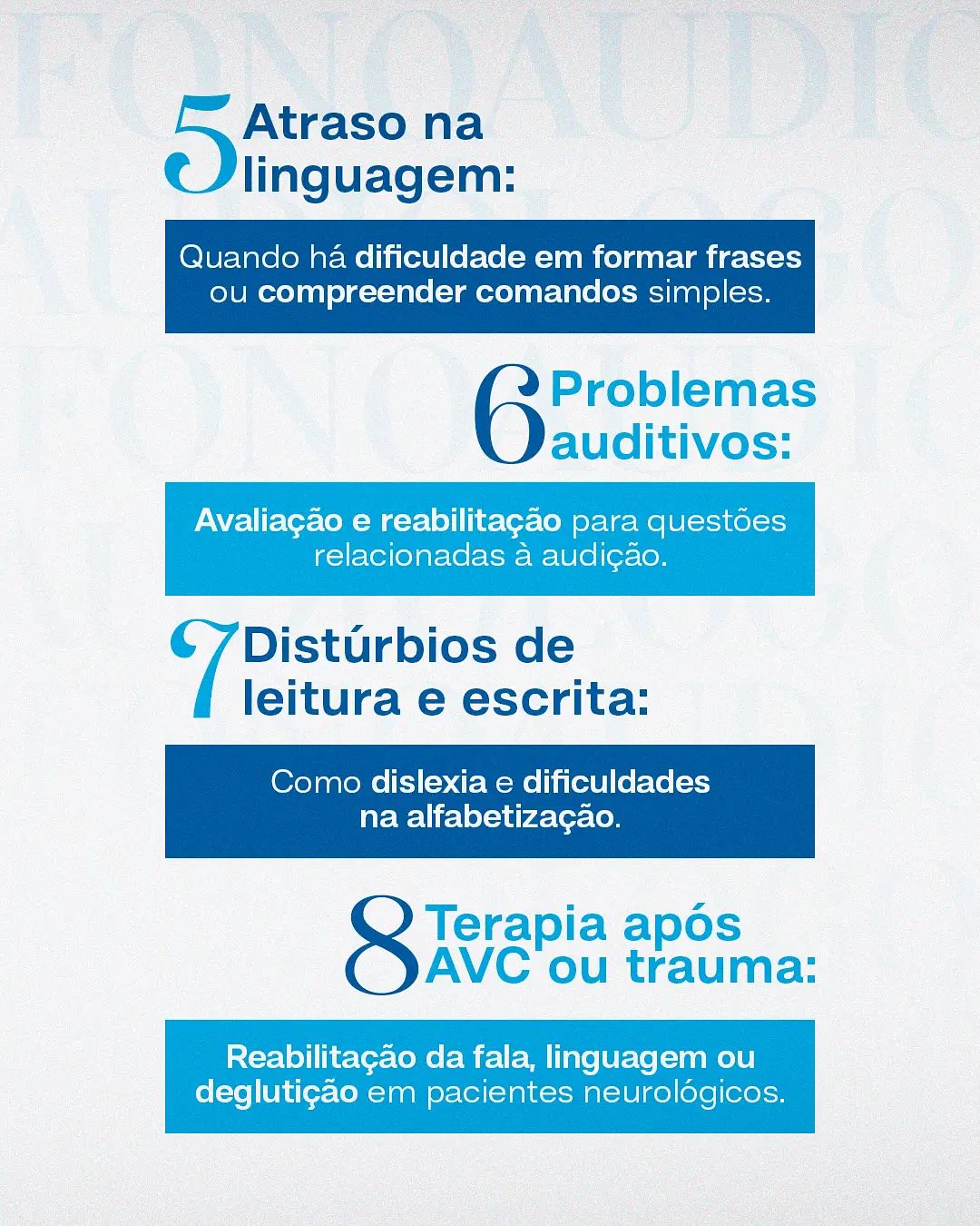 O fonoaudiólogo é fundamental na saúde da nossa comunicação e bem-estar.