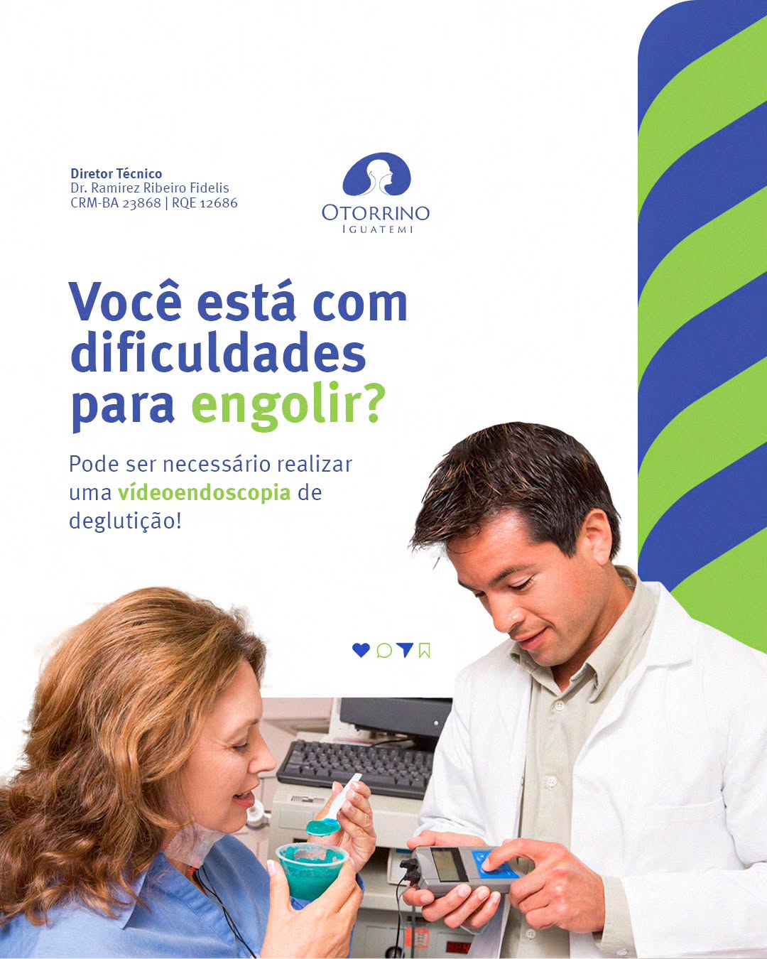 Você está com dificuldades para engolir?