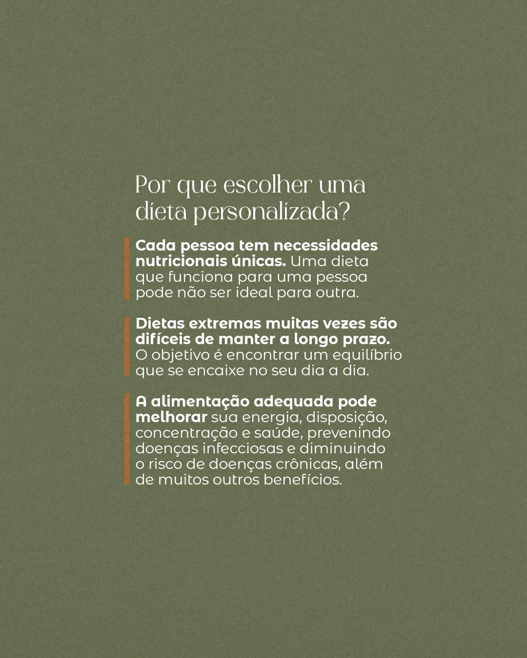 Não existe fórmula mágica quando o assunto é alimentação!