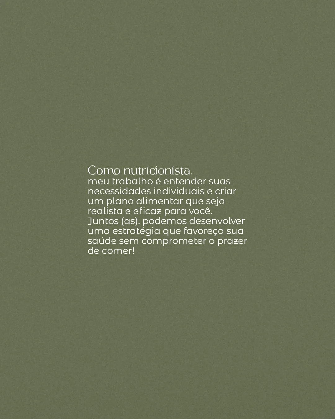 Não existe fórmula mágica quando o assunto é alimentação!