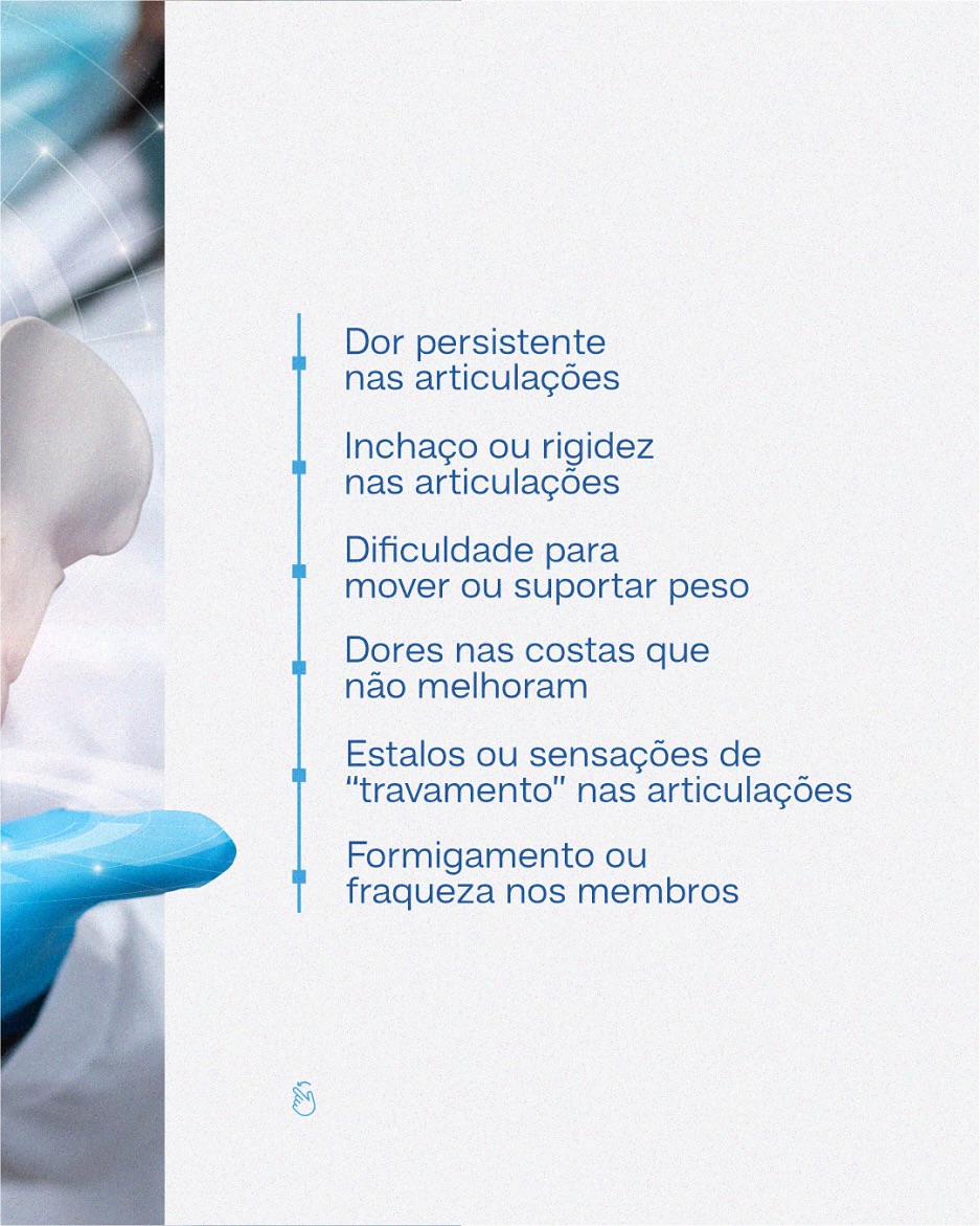 Talvez seja a hora de procurar um ortopedista.