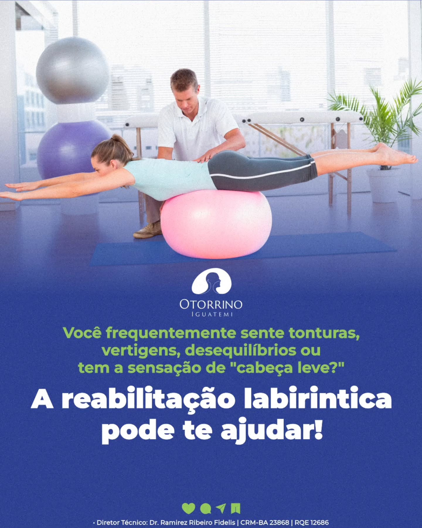 Na Otorrino Iguatemi você pode iniciar a sua reabilitação labirintica e voltar a viver com mais estabilidade e confiança!
