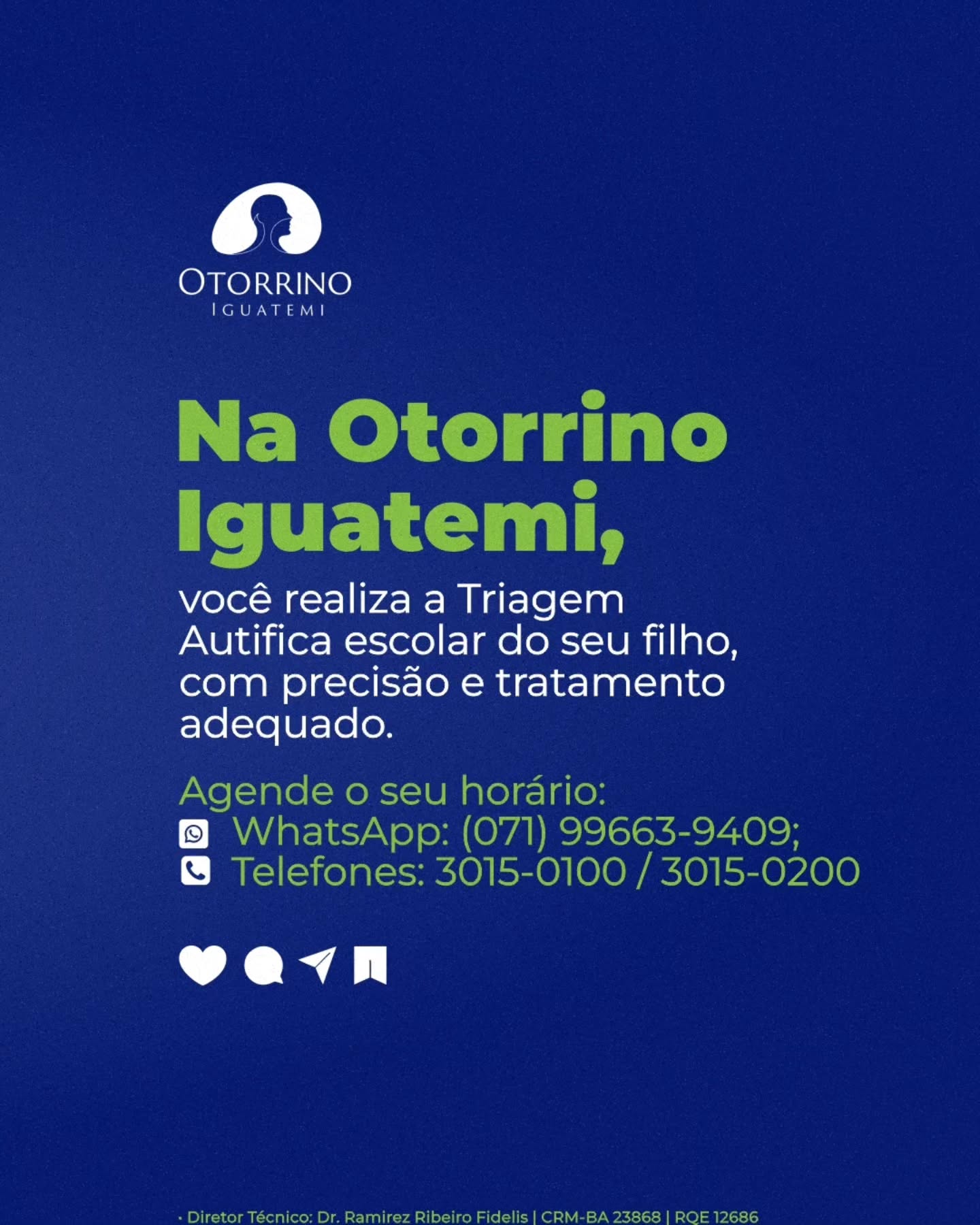 Agende uma avaliação na Otorrino Iguatemi e cuide da audição dos pequenos!