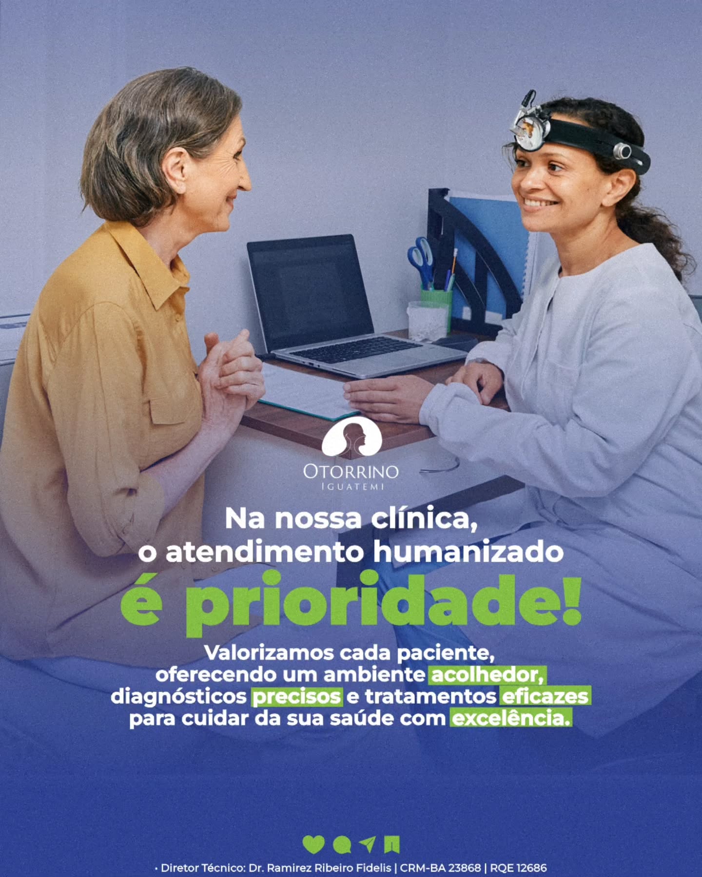 Sua saúde merece atenção, cuidado e respeito.