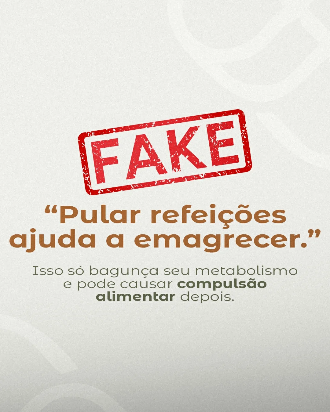 Nem tudo o que te contaram sobre nutrição é verdade!