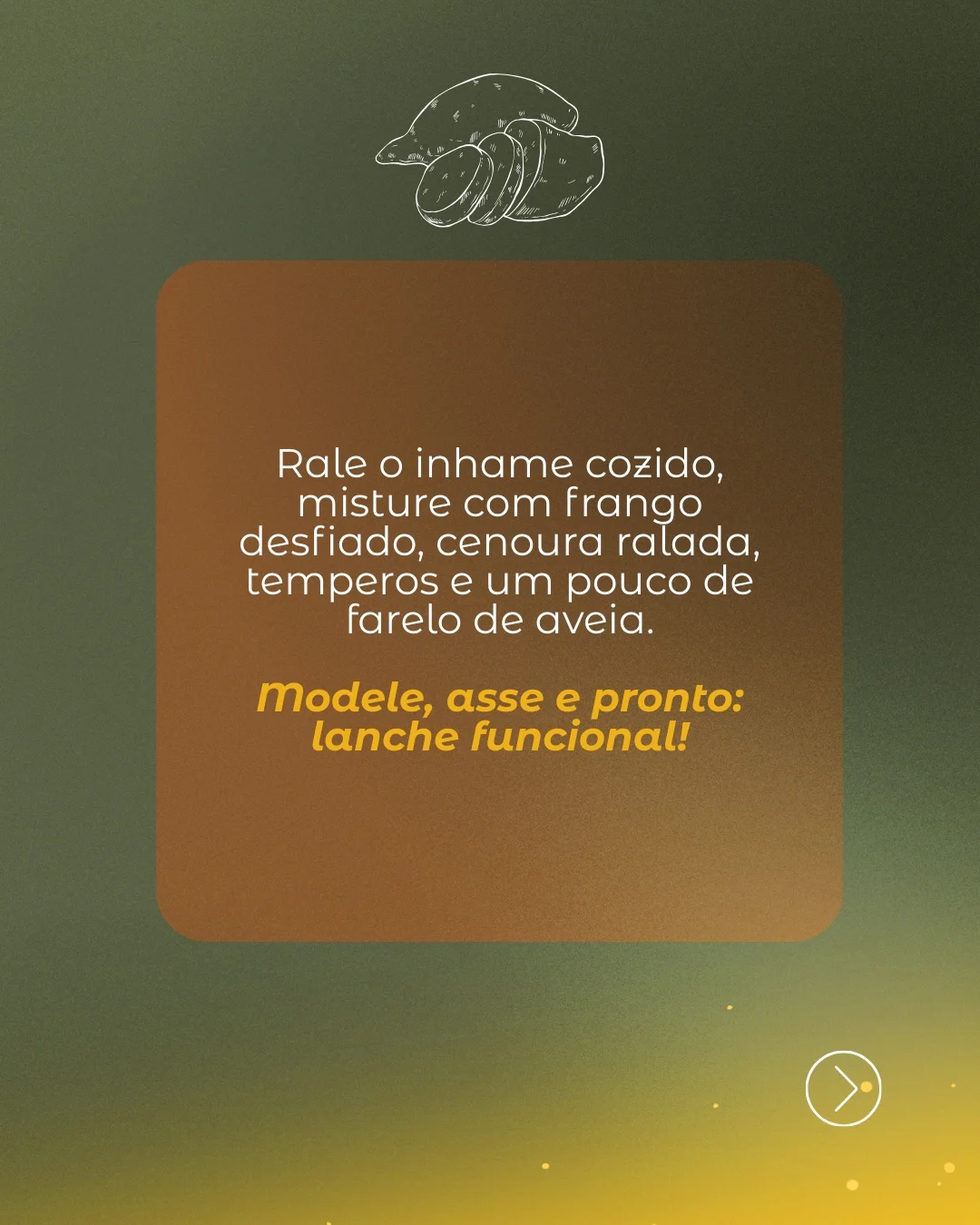 Você tem o hábito de comer inhame