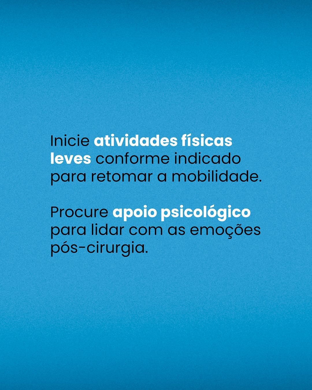 Cuidados  pós cirúrgicos- O Caminhao Para a Recuperação Cerebral