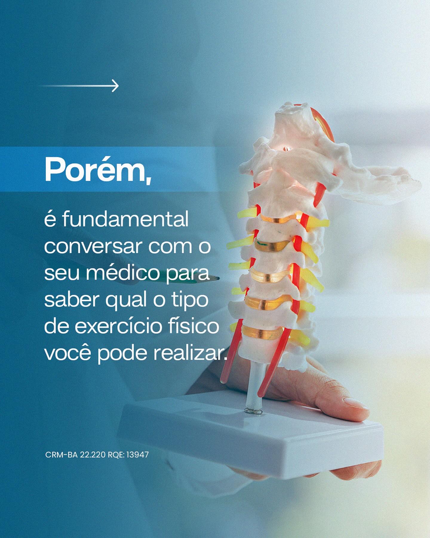 Quem tem hérnia de disco, pode fazer exercícios físicos?