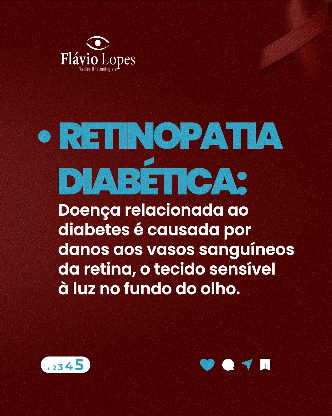 A maioria dos casos de cegueira é tratável quando diagnosticada precocemente.