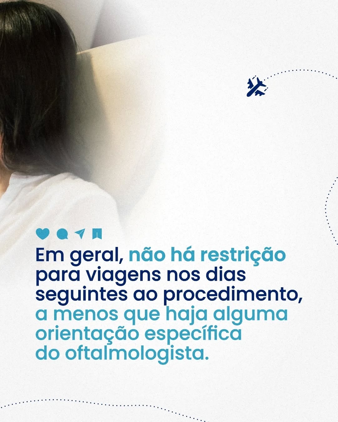 Quem fez cirurgia nos olhos pode viajar de avião?