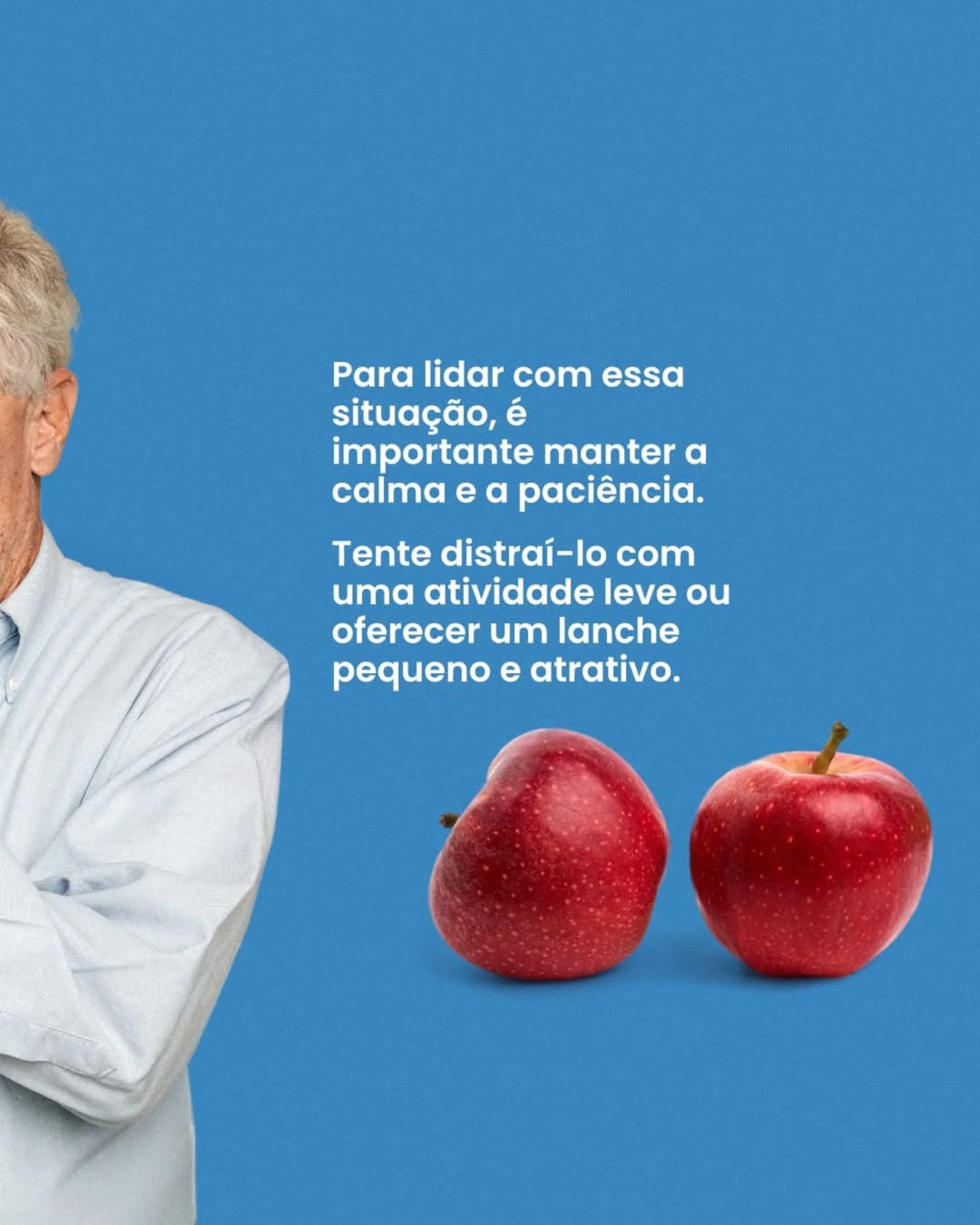 O  que fazer quando a pessoa com demência esquece de se alimentar e afirma que já comeu?