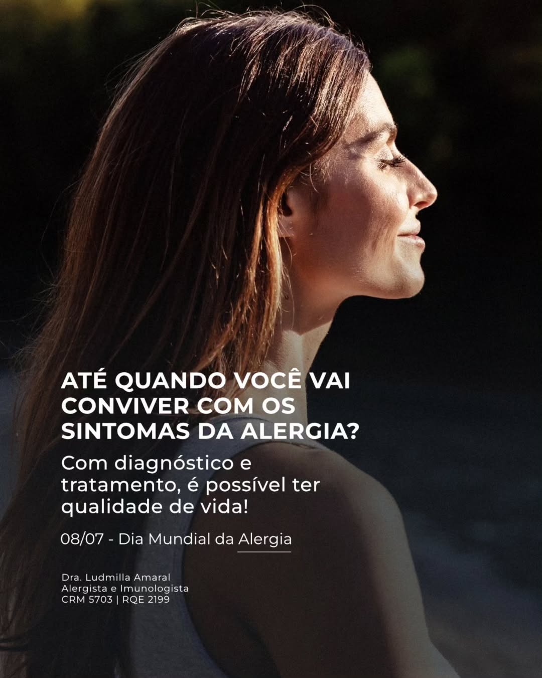 Até quando você vai conviver com os sintomas da alergia?
