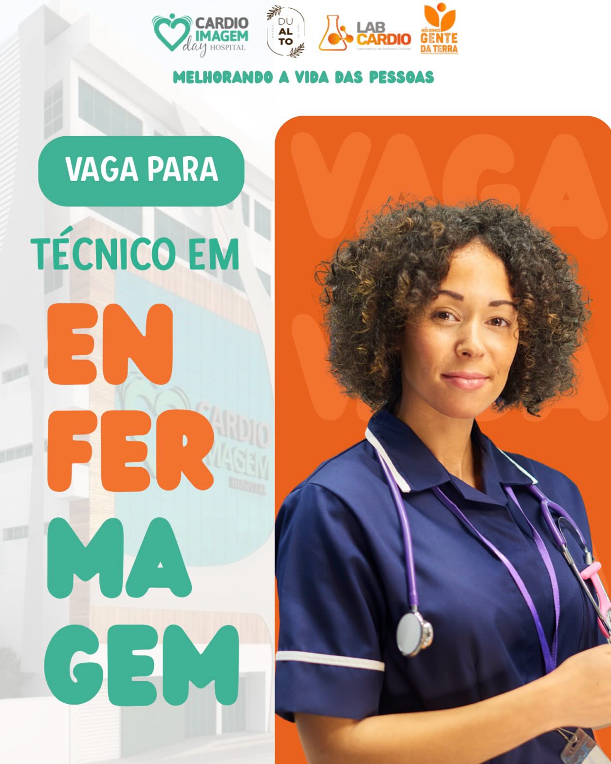 Venha fazer parte da nossa equipe e contribuir com um cuidado de excelência!