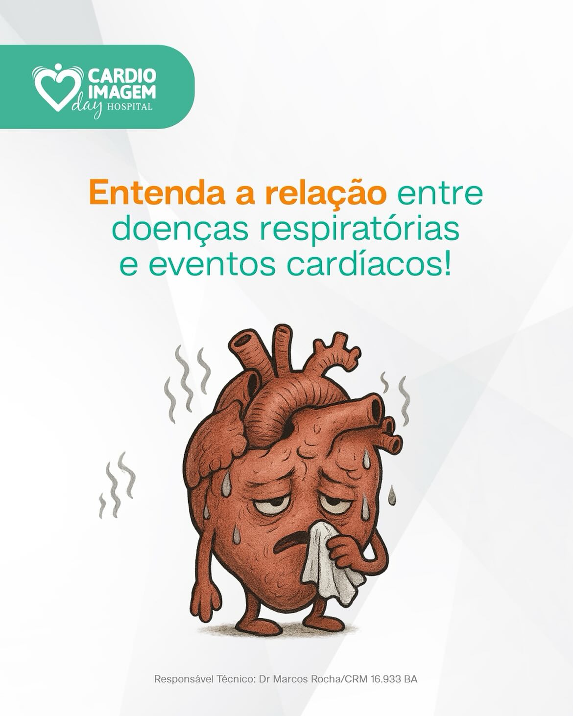 Entenda a relação entre doenças respiratórias e eventos cardíacos