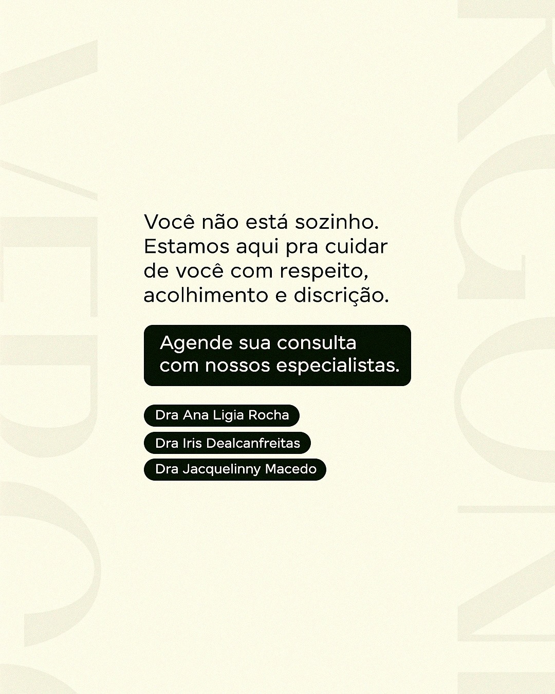 O medo ou a vergonha não podem falar mais alto que a sua saúde.