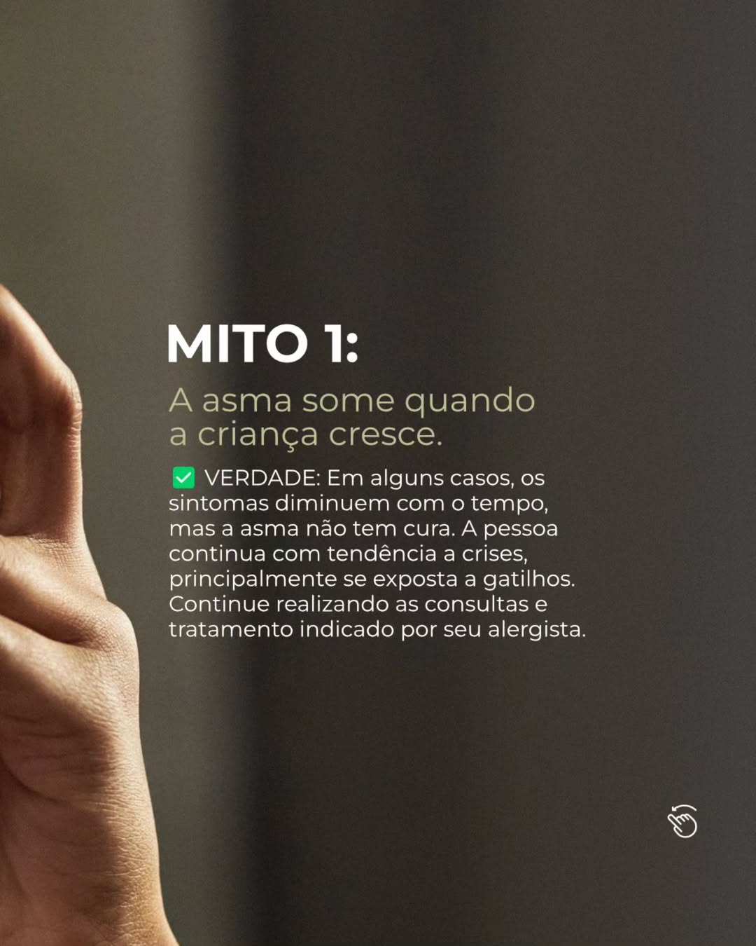 Mitos e Verdade sobre a asma!