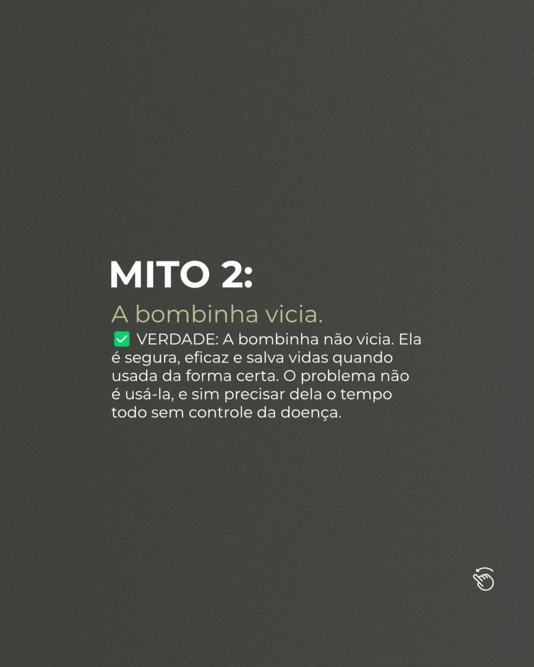 Mitos e Verdade sobre a asma!