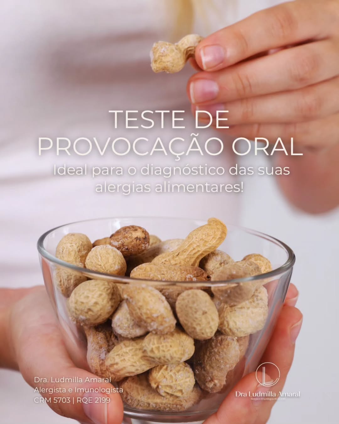 Teste de provocação oral. Ideal para o diagnóstico das suas alergias alimentares