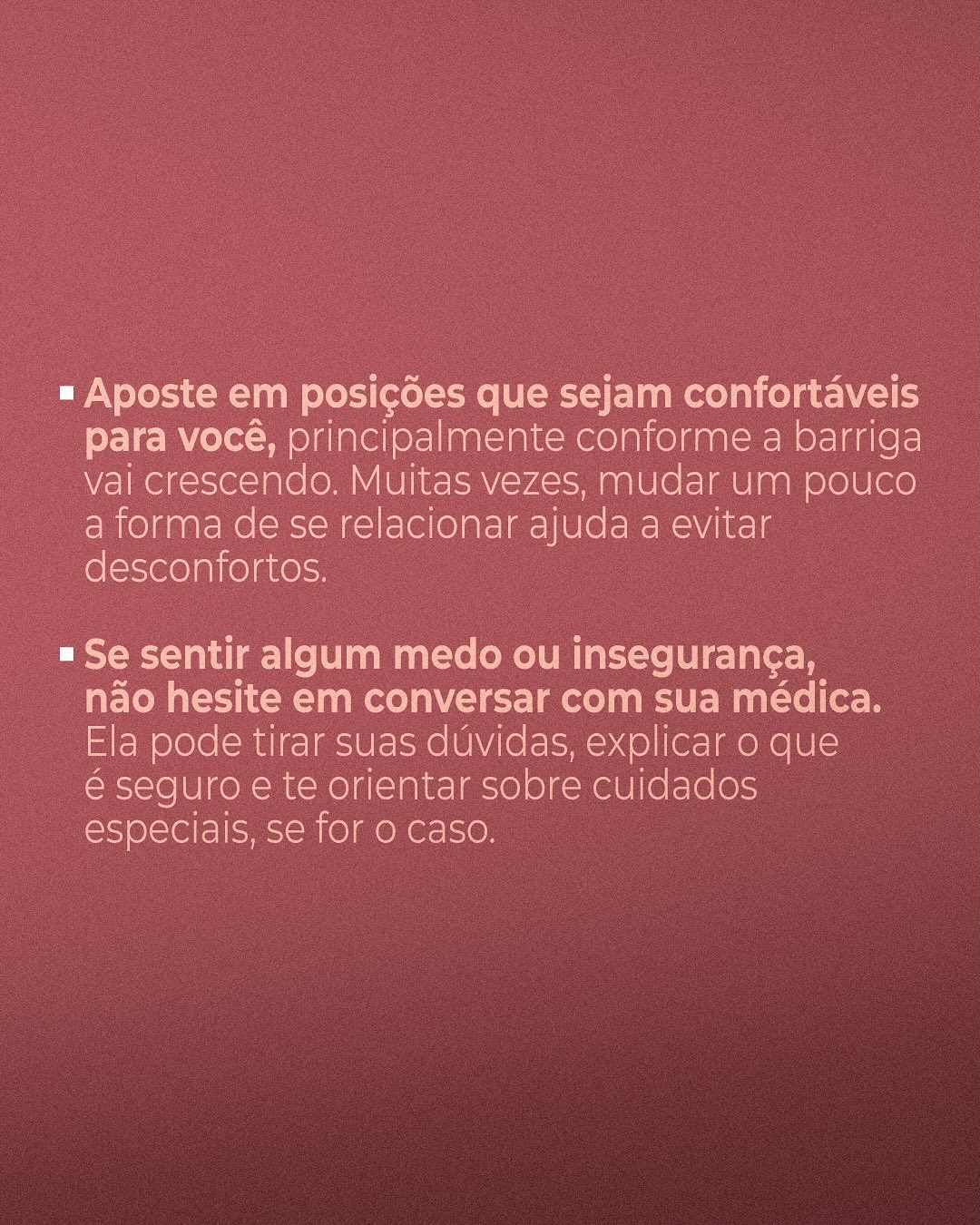 A sexualidade na gravidez!
