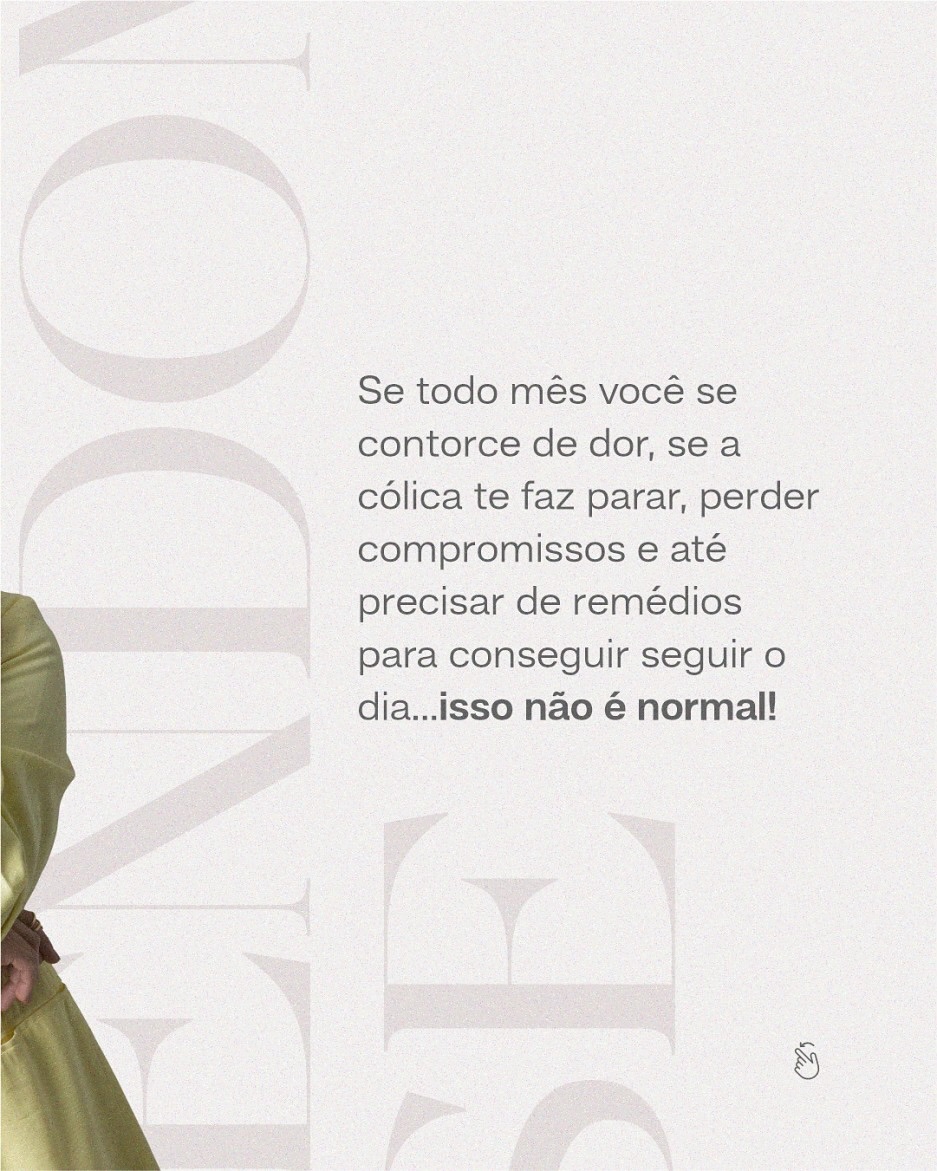A sua cólica insuportável pode ter nome: Endometriose