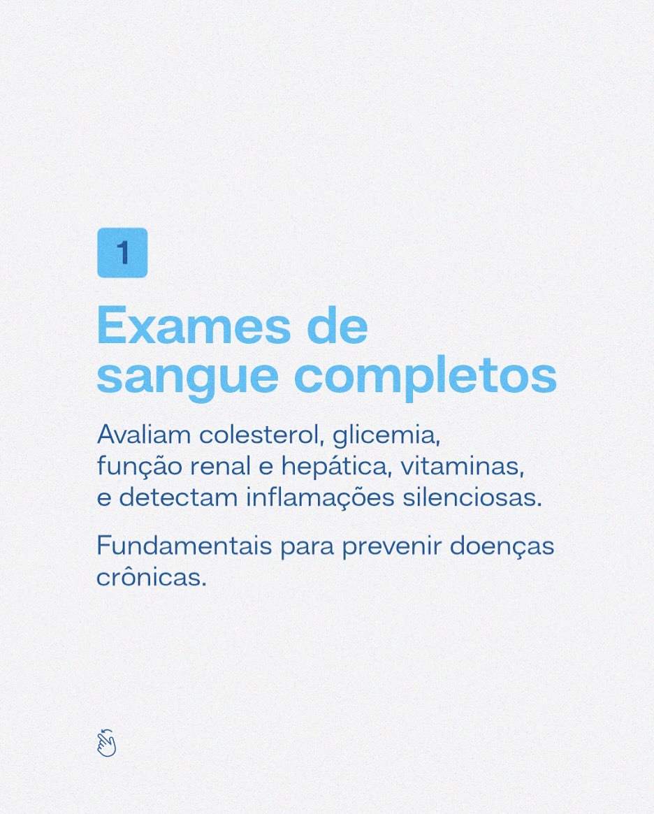 Check-up Inteligente: 4 exames que todo adulto deve fazer anualmente