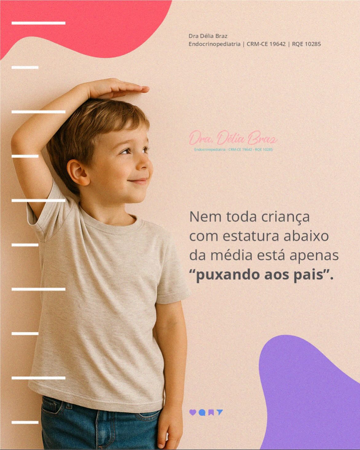 Crescimento é um marcador importante da saúde infantil.