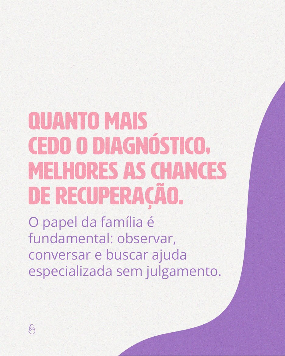 Não hesite em buscar apoio! A saúde do seu filho(a) é o mais importante.
