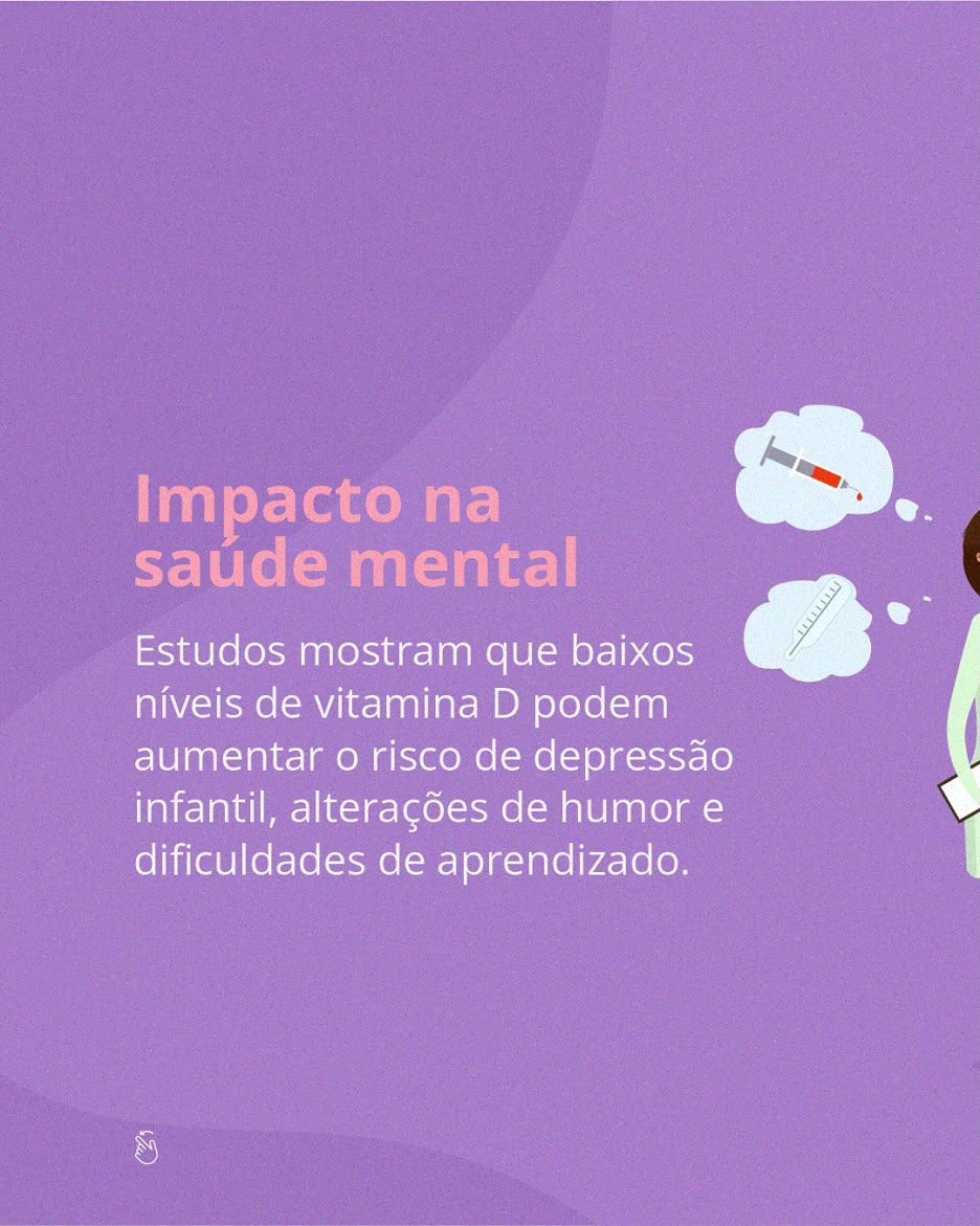 Você sabia que a Vitamina D é essencial para o crescimento e desenvolvimento das crianças?